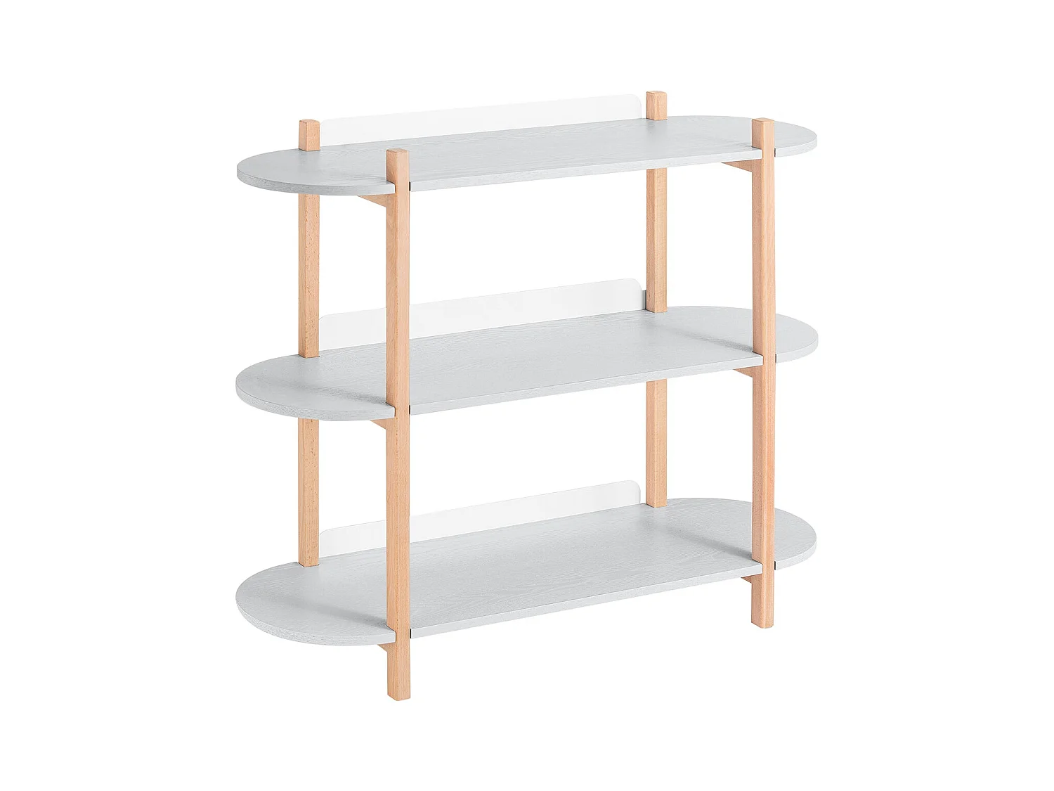 SoBuy HSTR01-H-HG - Etagère 3 étagères Gris L101cm x L33cm x H87.5cm