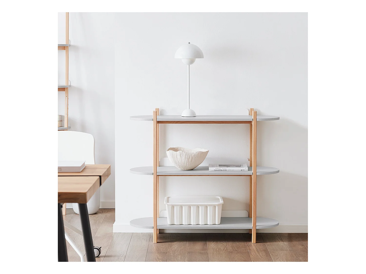 SoBuy HSTR01-H-HG - Etagère 3 étagères Gris L101cm x L33cm x H87.5cm