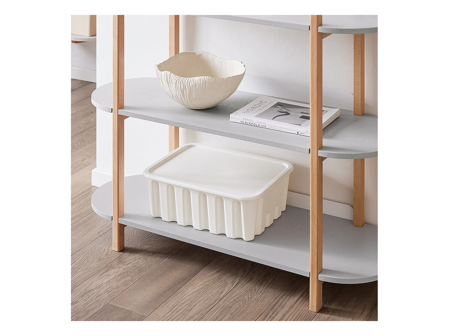 SoBuy HSTR01-H-HG - Etagère 3 étagères Gris L101cm x L33cm x H87.5cm