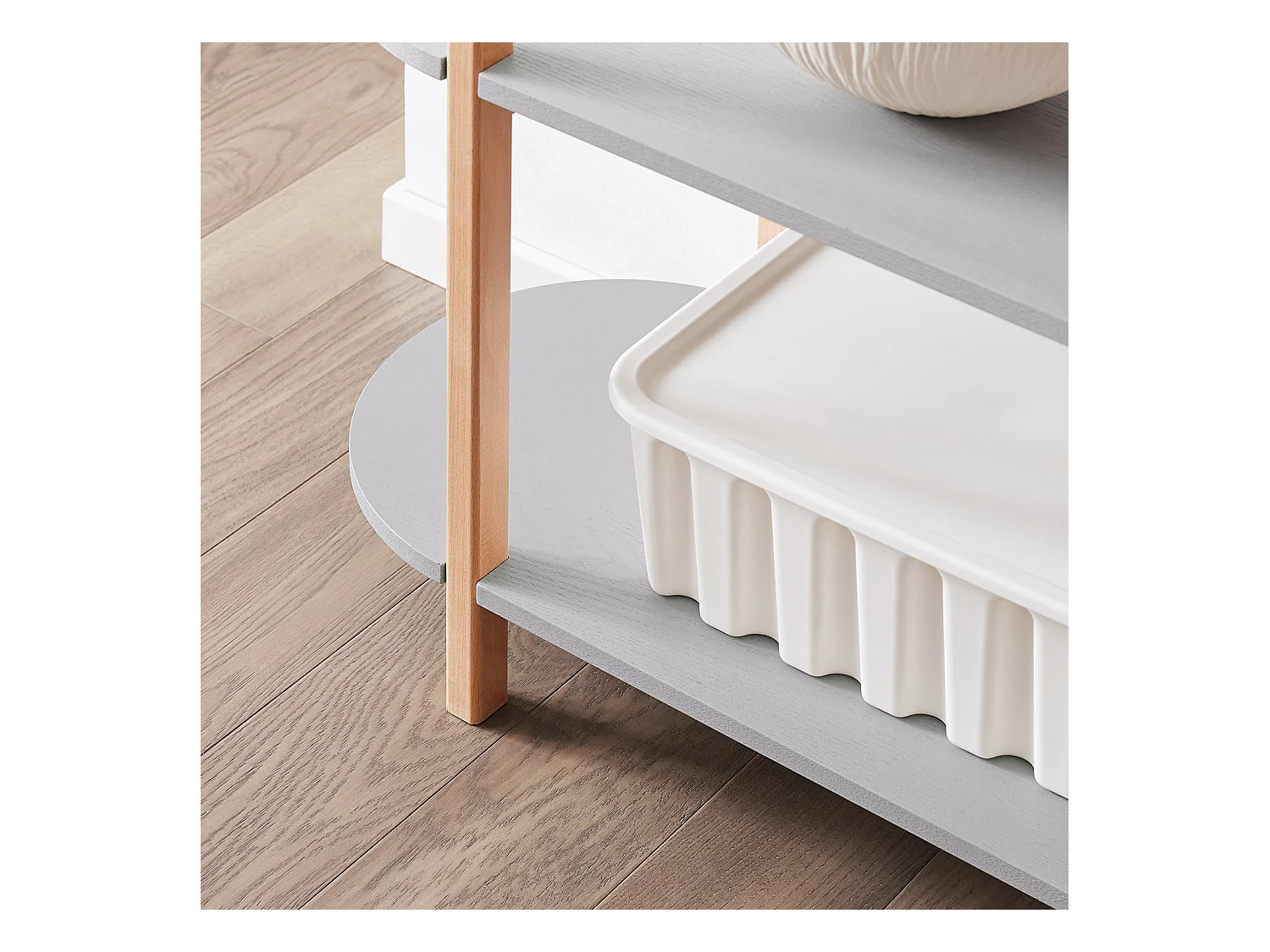 SoBuy HSTR01-H-HG - Etagère 3 étagères Gris L101cm x L33cm x H87.5cm