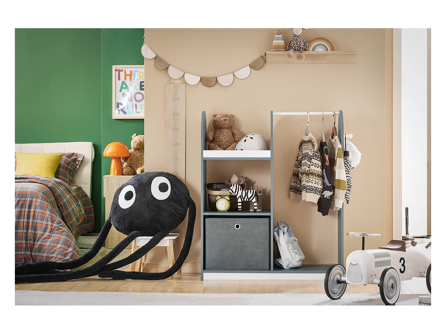 SoBuy Wieszak dziecięcy 97x35x108cm KMB40-HG