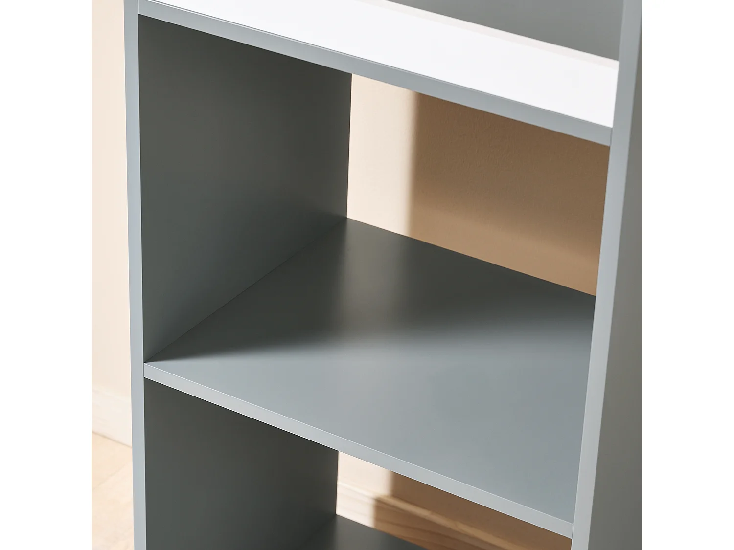 SoBuy KMB40-HG - Armoire pour enfants avec boîtes et crochets L90cm x L34.5cm x H107cm