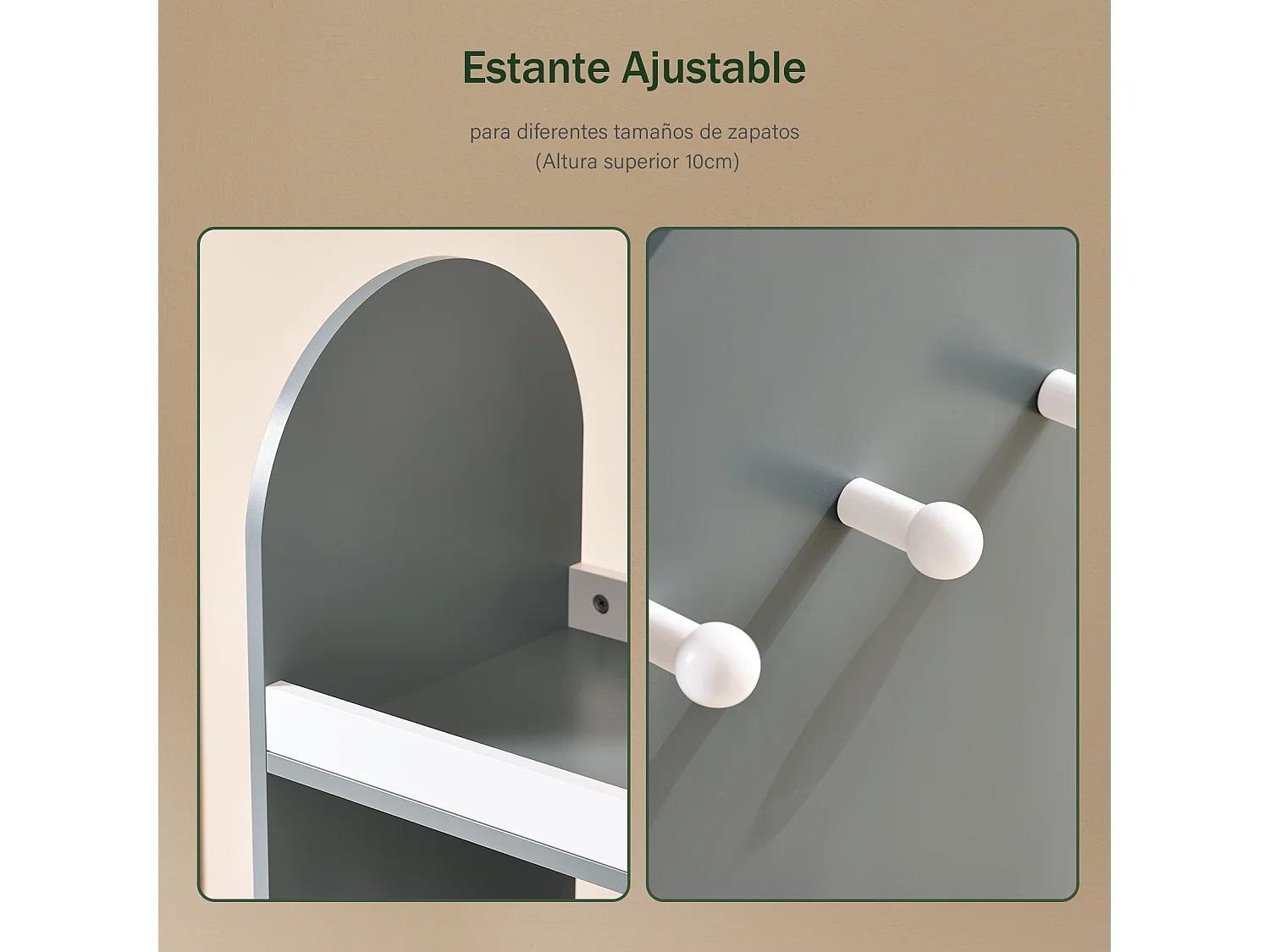 SoBuy KMB40-HG - Armoire pour enfants avec boîtes et crochets L90cm x L34.5cm x H107cm