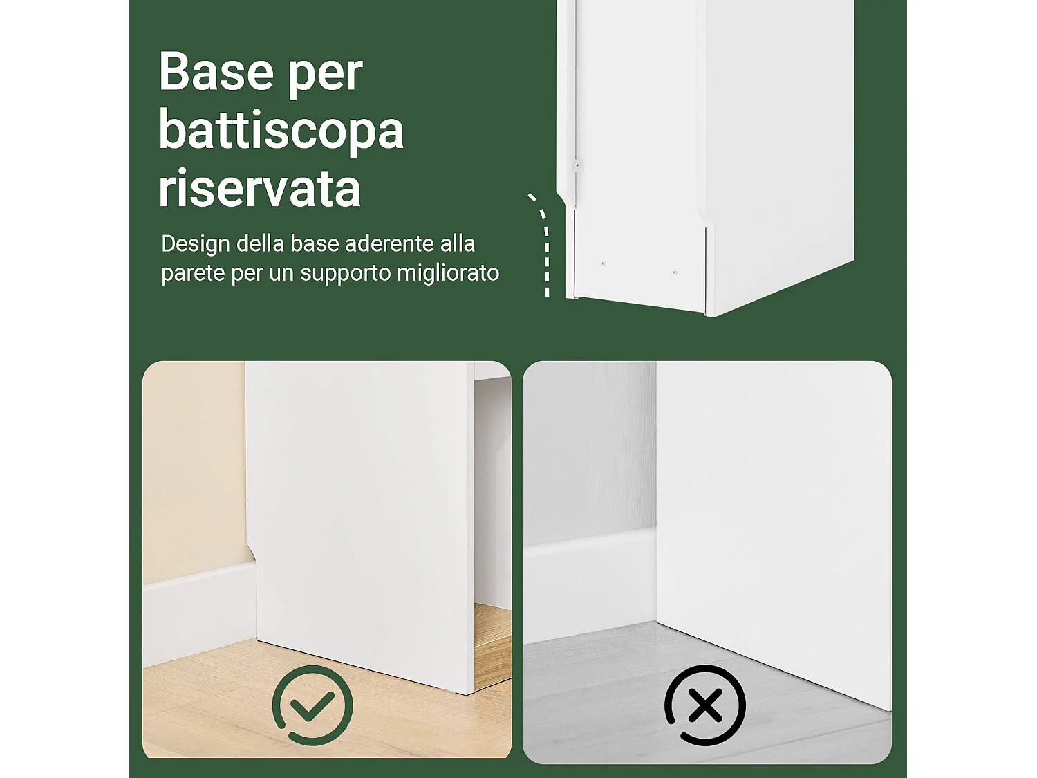 Comodino Moderno SoBuy FBT163-WN com Cassetto e Piano Removível - Branco