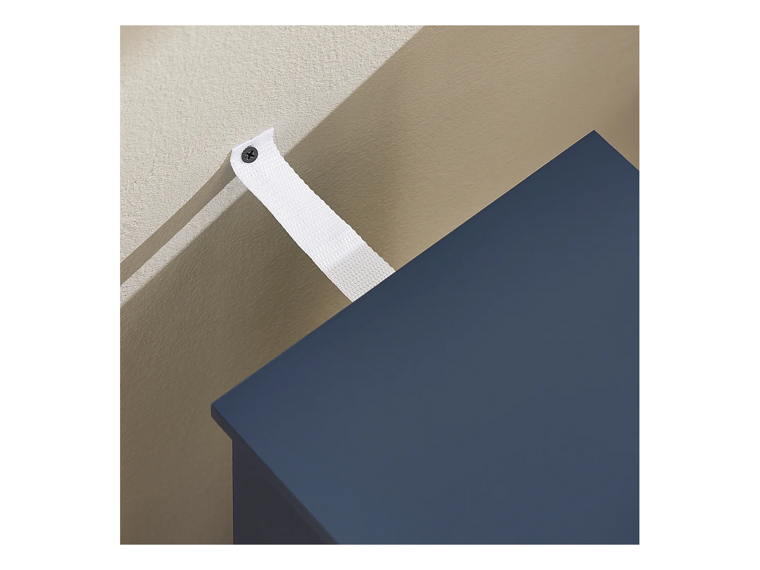 SoBuy BZR192-B - Meuble de salle de bain avec porte-rouleau et compartiment de nettoyage L22cm x L20cm x H82cm