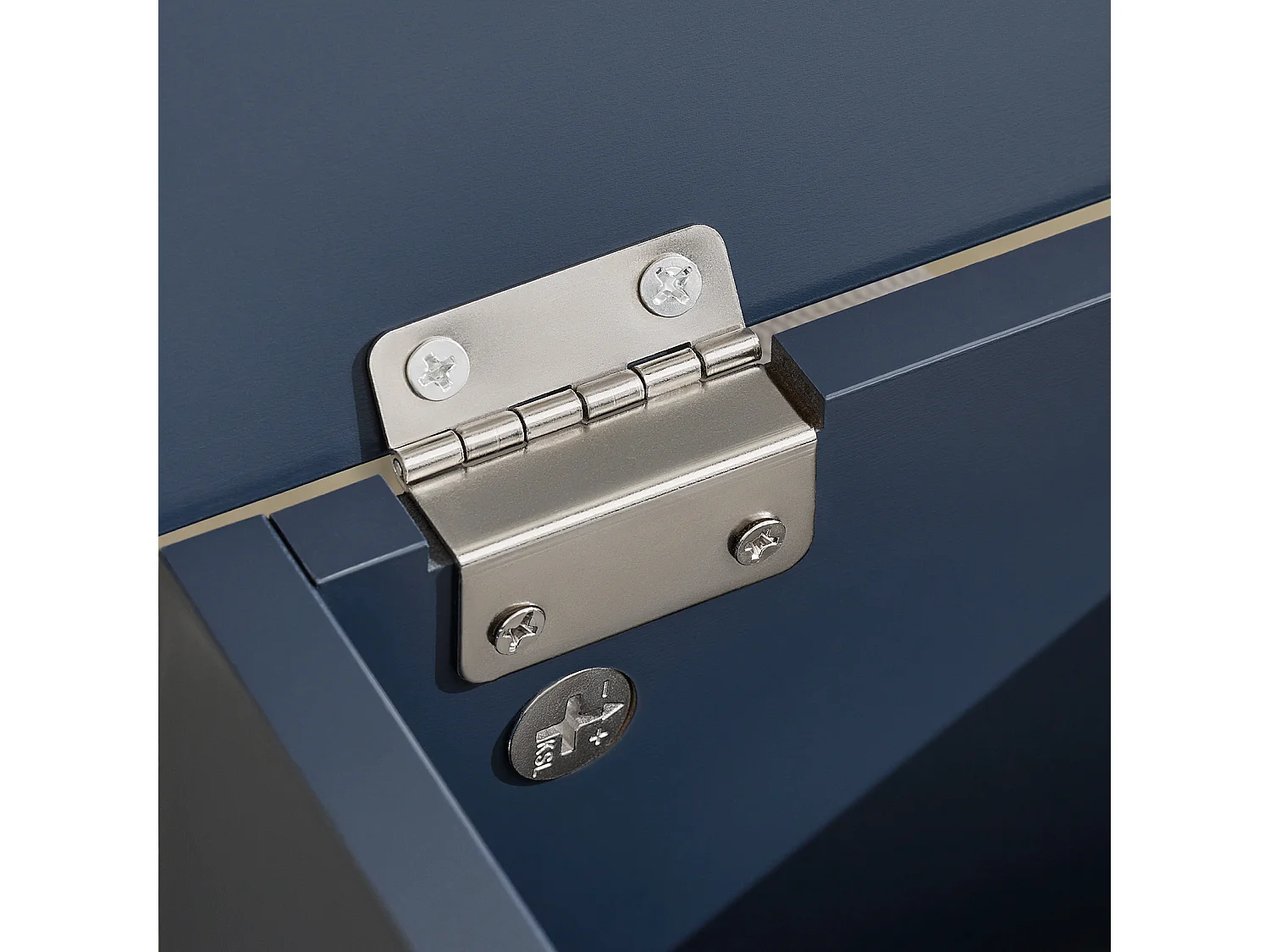 SoBuy BZR192-B - Meuble de salle de bain avec porte-rouleau et compartiment de nettoyage L22cm x L20cm x H82cm