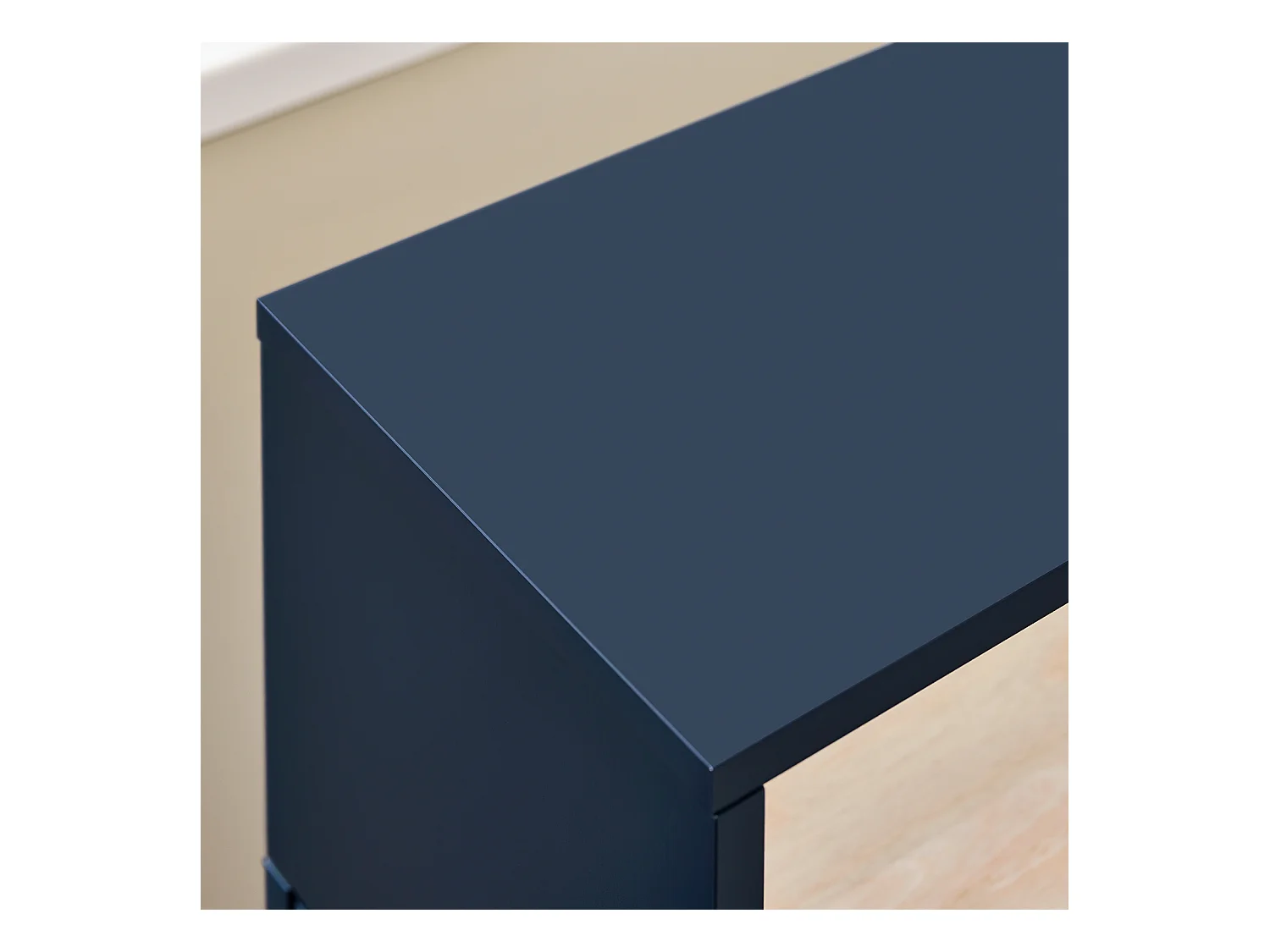 SoBuy BZR195-B - Chariot peu encombrant à 3 tiroirs pour salle de bain/cuisine L23cm x L65cm x H83cm