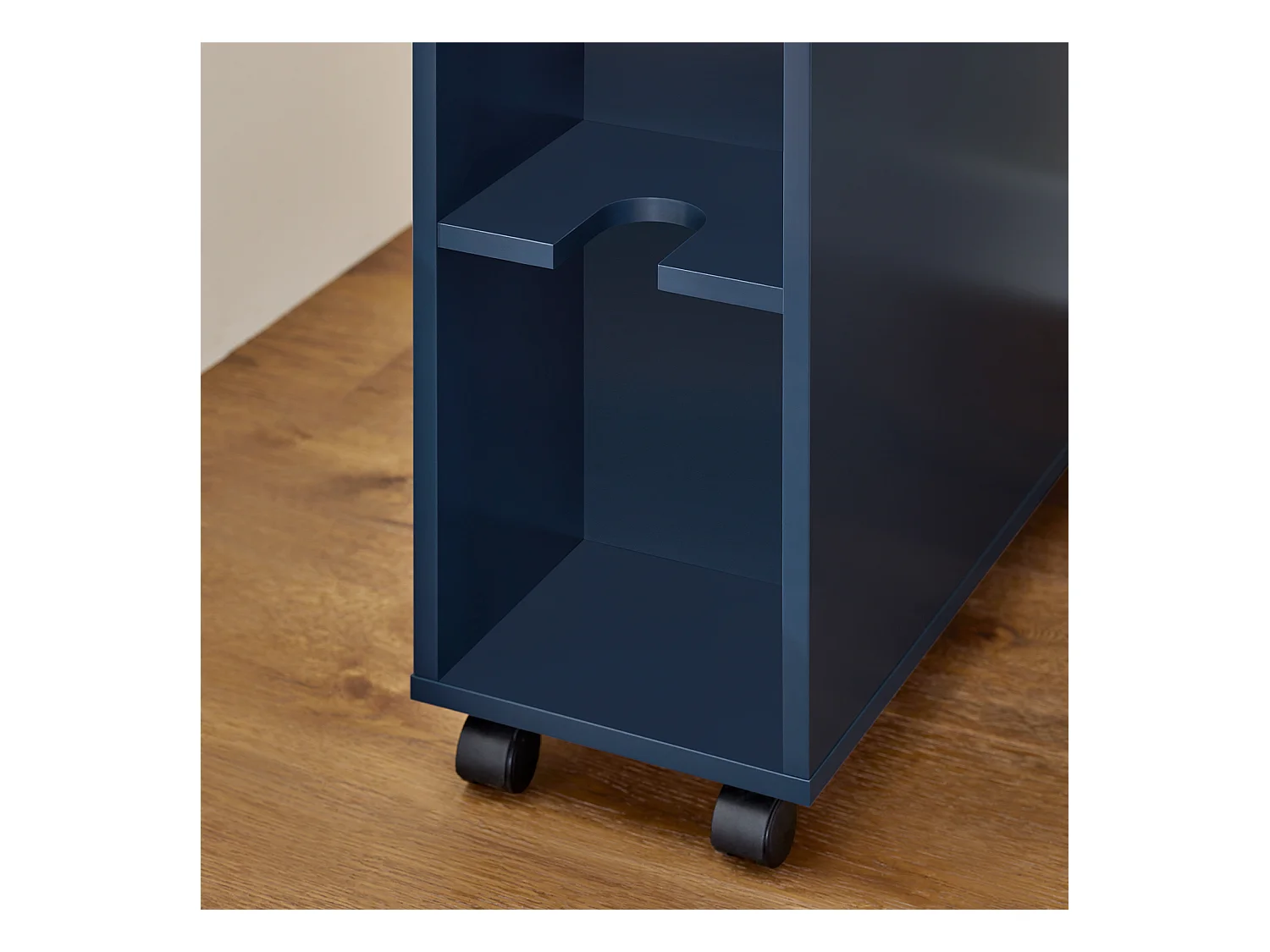 SoBuy BZR195-B - Chariot peu encombrant à 3 tiroirs pour salle de bain/cuisine L23cm x L65cm x H83cm