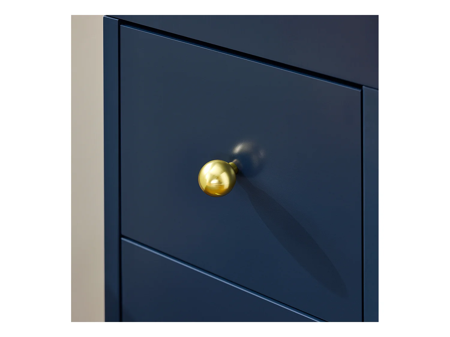 SoBuy BZR195-B - Chariot peu encombrant à 3 tiroirs pour salle de bain/cuisine L23cm x L65cm x H83cm