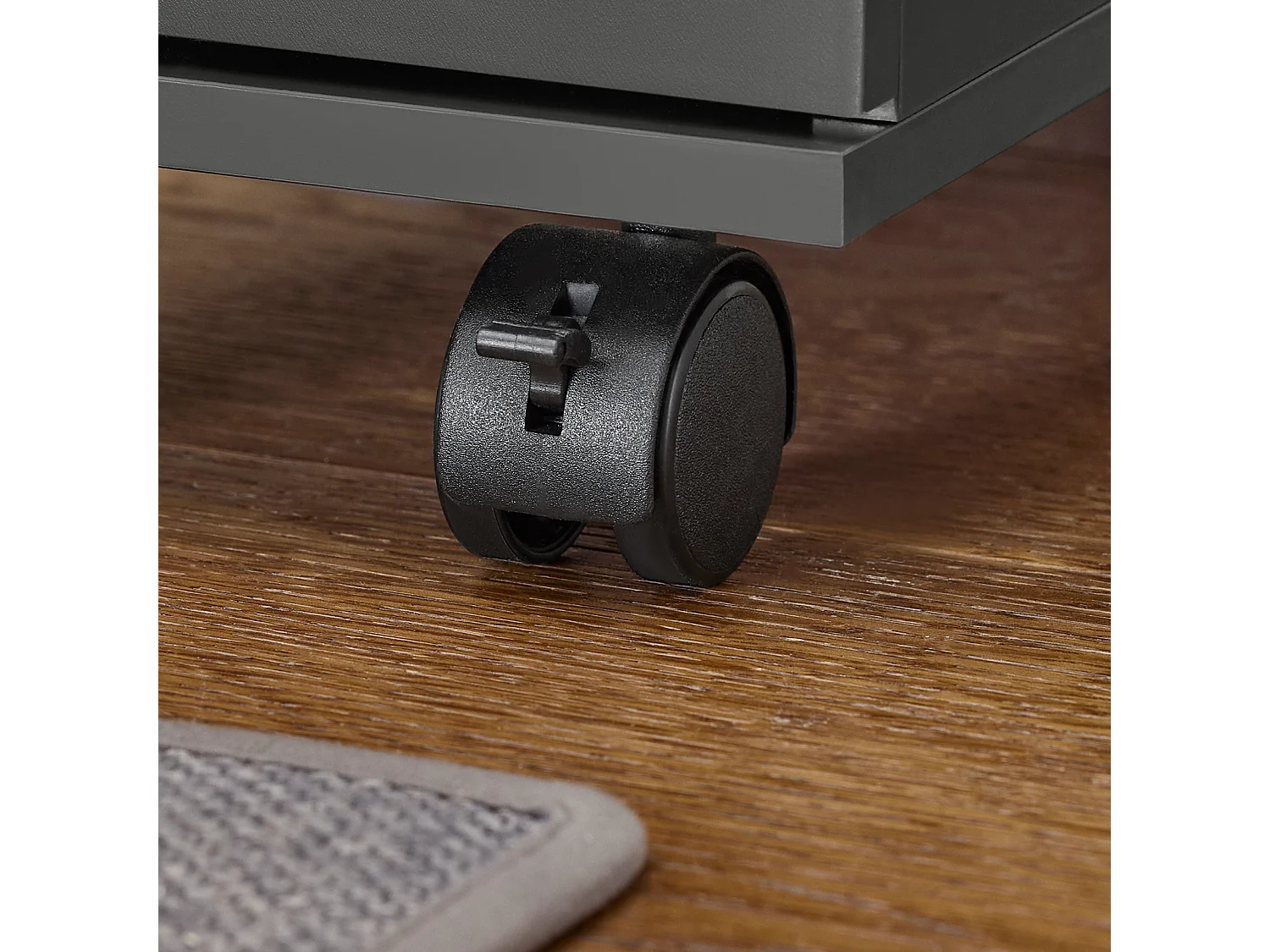 SoBuy BZR191-DG - Meuble de salle de bain avec 3 tiroirs gain de place L60cm x L20cm x H69.5cm