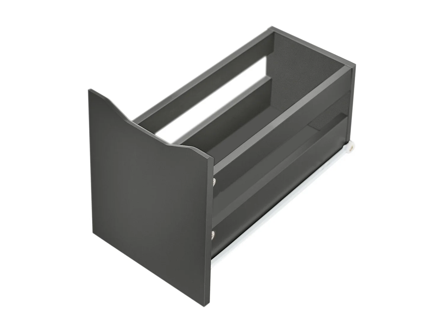 SoBuy BZR191-DG - Meuble de salle de bain avec 3 tiroirs gain de place L60cm x L20cm x H69.5cm