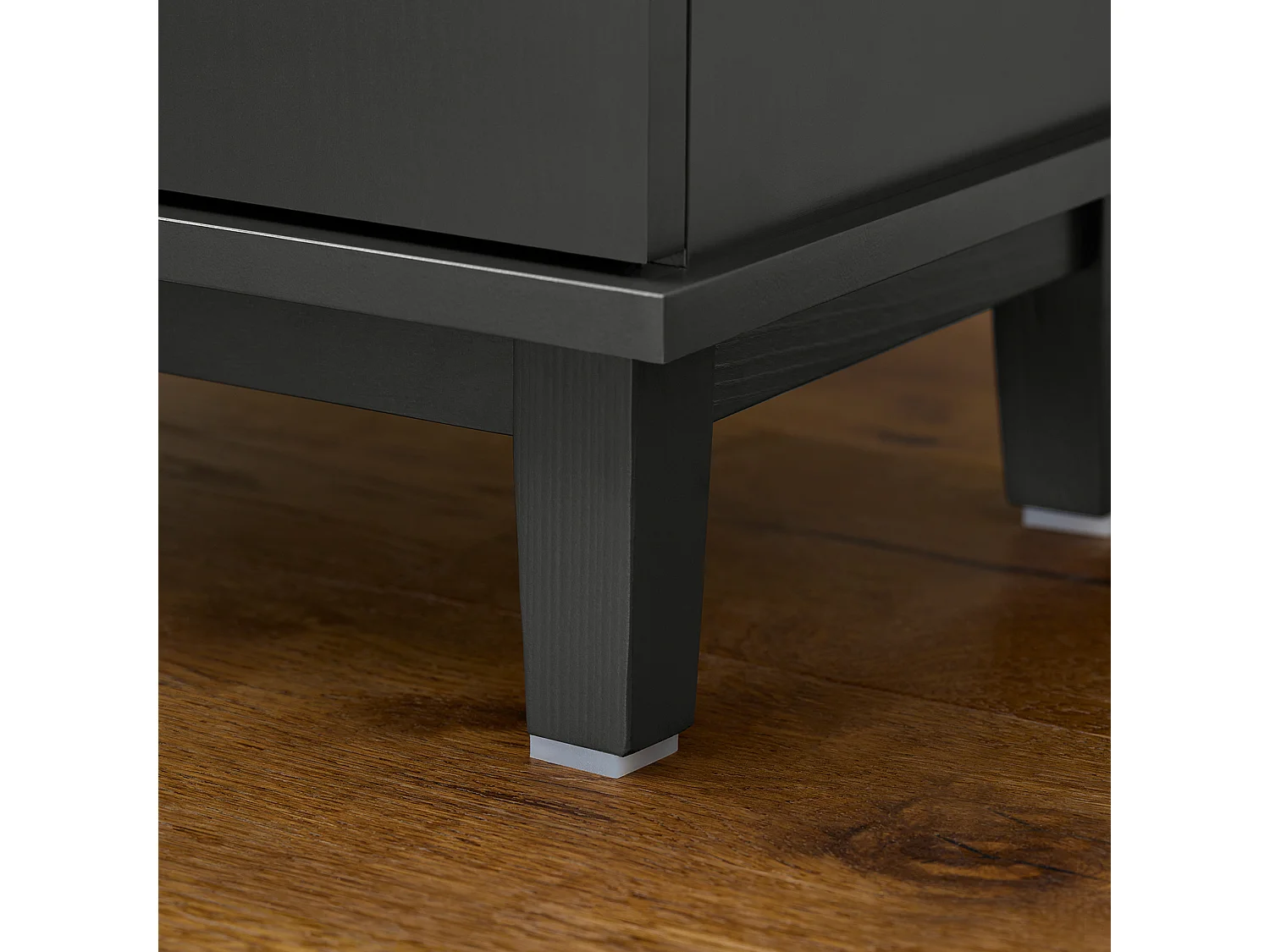 SoBuy BZR113-DG - Meuble évier avec portes en bois gris L60cm x L30cm x H58cm