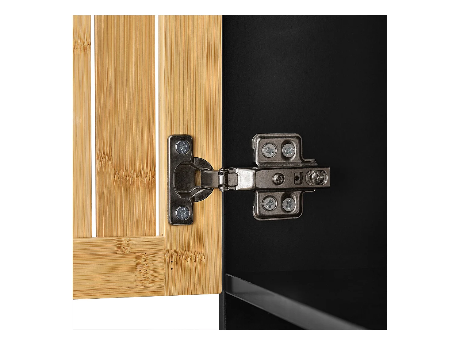 SoBuy BZR201-SCH - Platzsparender Badezimmerschrank mit verstellbaren Einlegeböden B30xT30xH170cm
