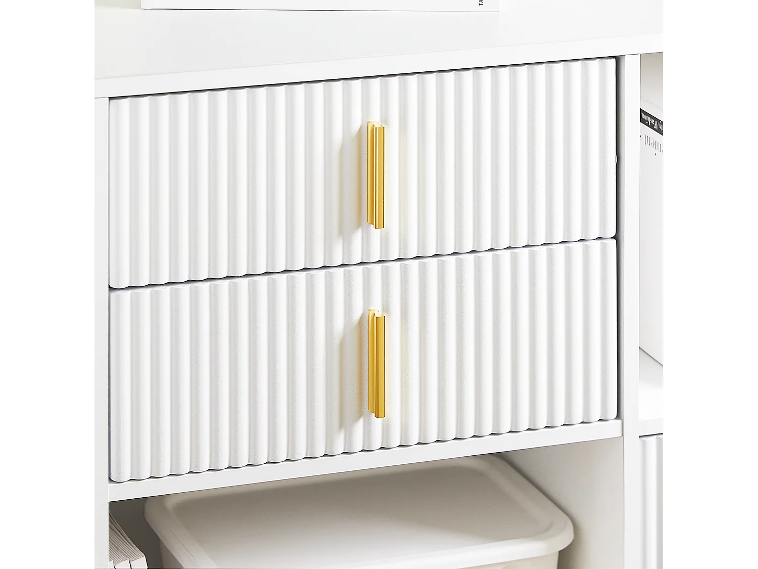 SoBuy ASK11-W - Mobile Archivio Ufficio con Ripiano per Stampante L80.0cm x W40.0cm x H...