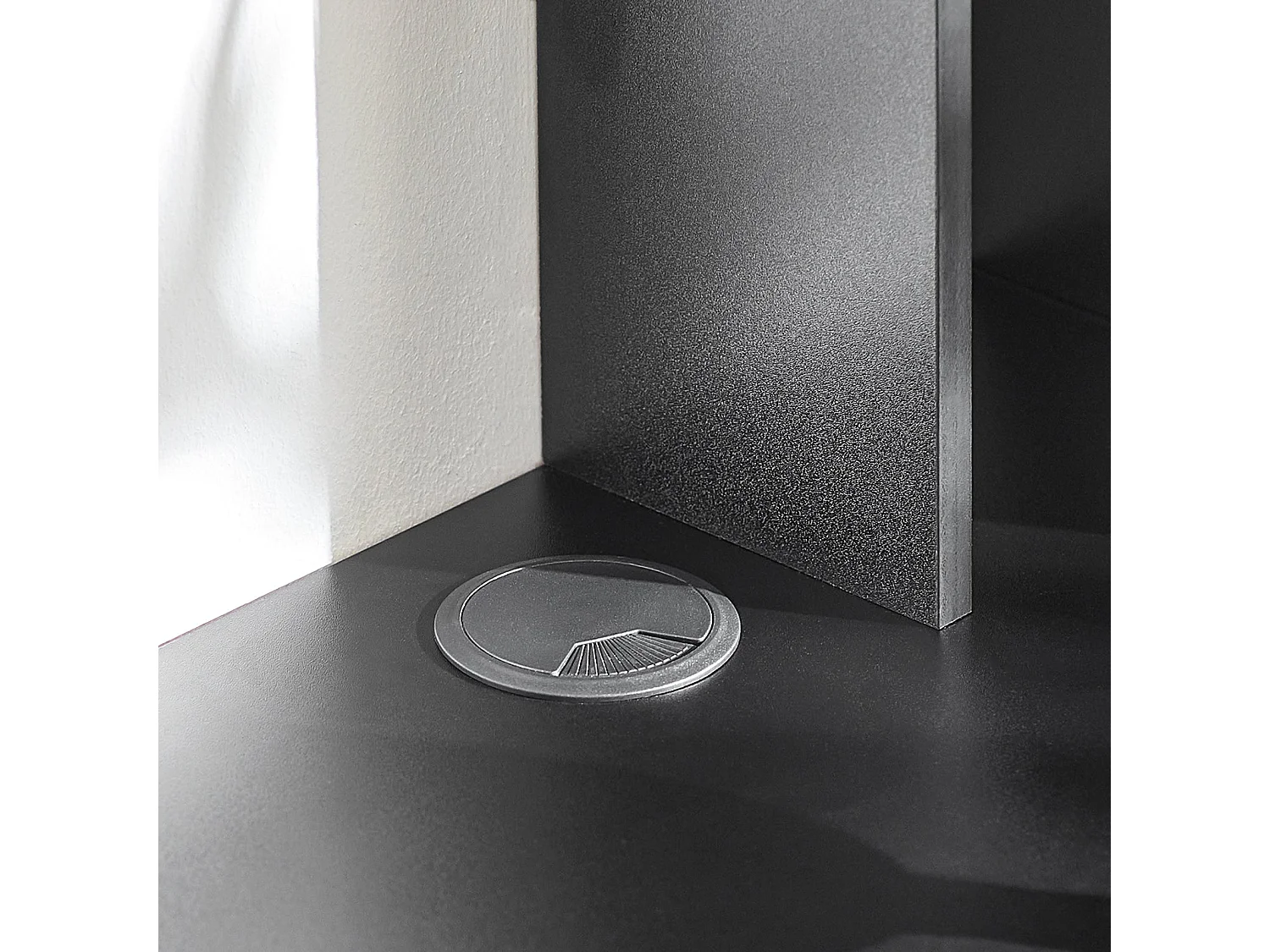 SoBuy FWT18-SCH - Wandbureau met verstelbare planken L82cm x B39cm x H60cm