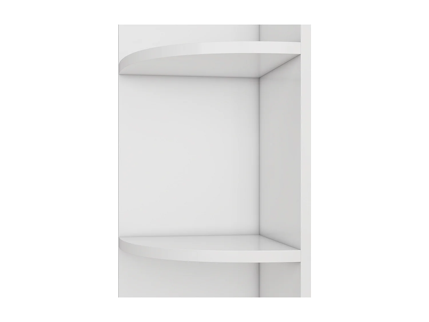 Libreria angolare 42×30×180 cm - 5 ripiani - bianco