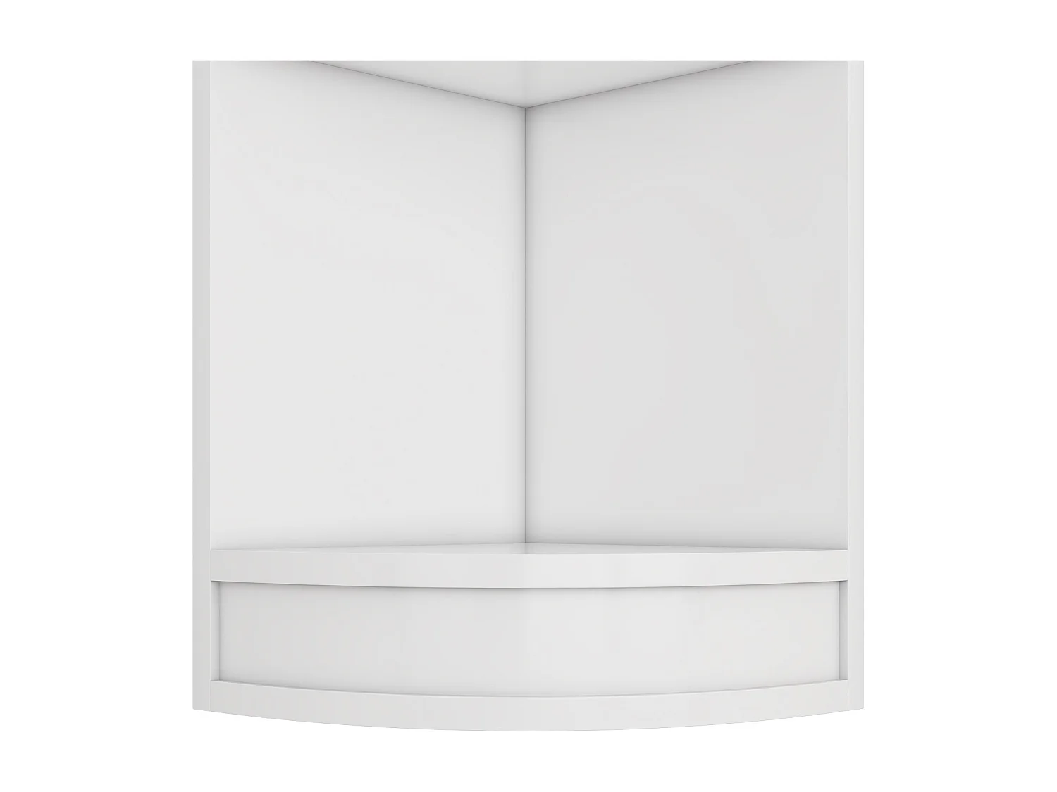 Libreria angolare 42×30×180 cm - 5 ripiani - bianco