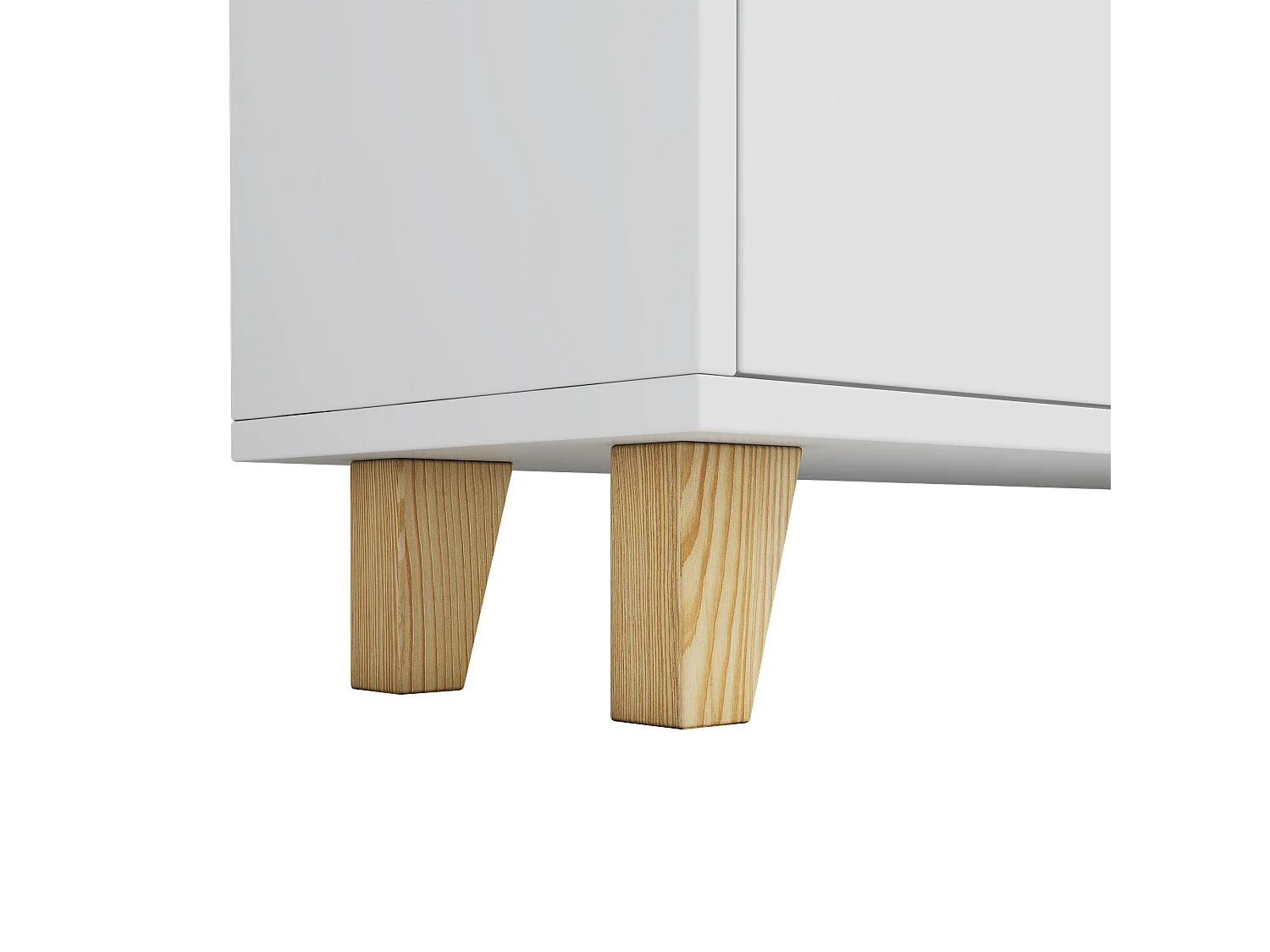 Bücherregal 80×30×173 cm - farbwechselnde LED-Beleuchtung - 2 Türen - Aufbewahrungsfächer - weiß