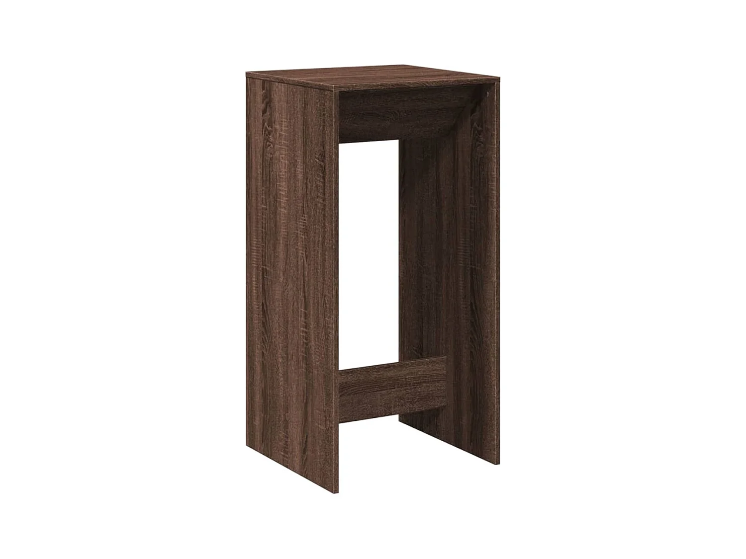 Table d’appoint multifonction 51 bois marron 51 x 50 x 103.5 cm DEC036438