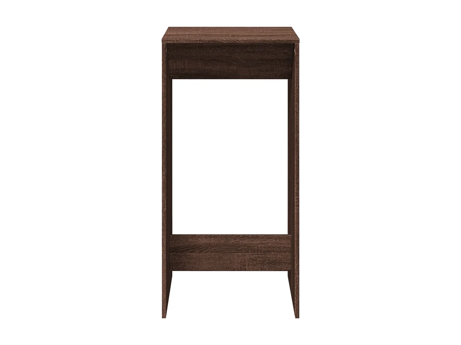 Table d’appoint multifonction 51 bois marron 51 x 50 x 103.5 cm DEC036438