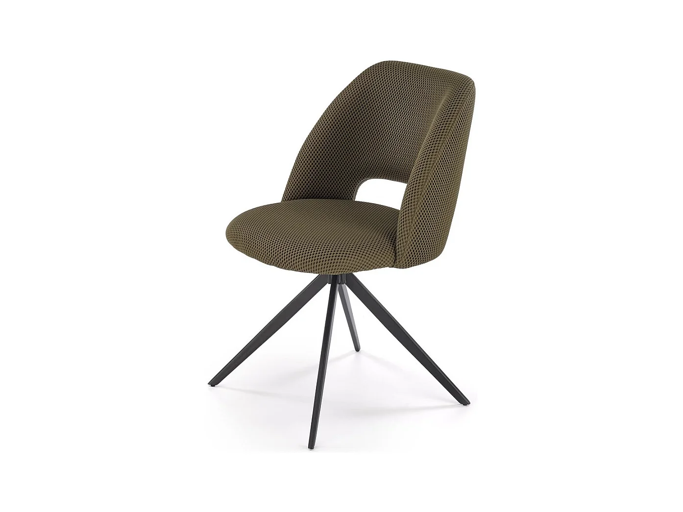 Sedia K546/rivestimento in tessuto/funzione girevole/Verde