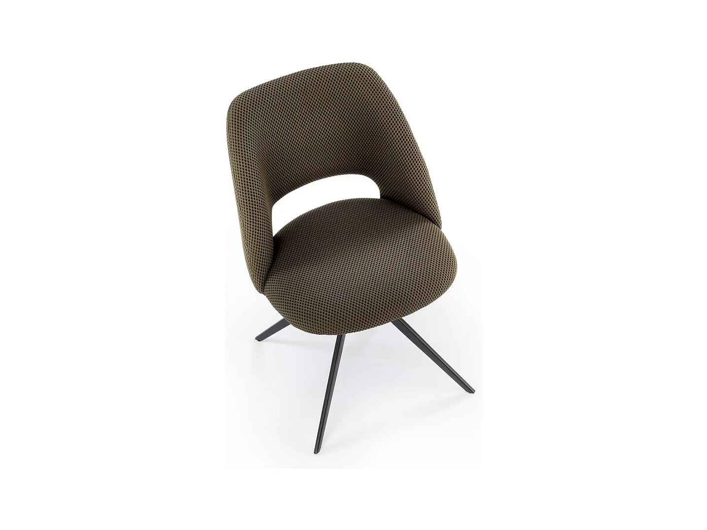 Sedia K546/rivestimento in tessuto/funzione girevole/Verde