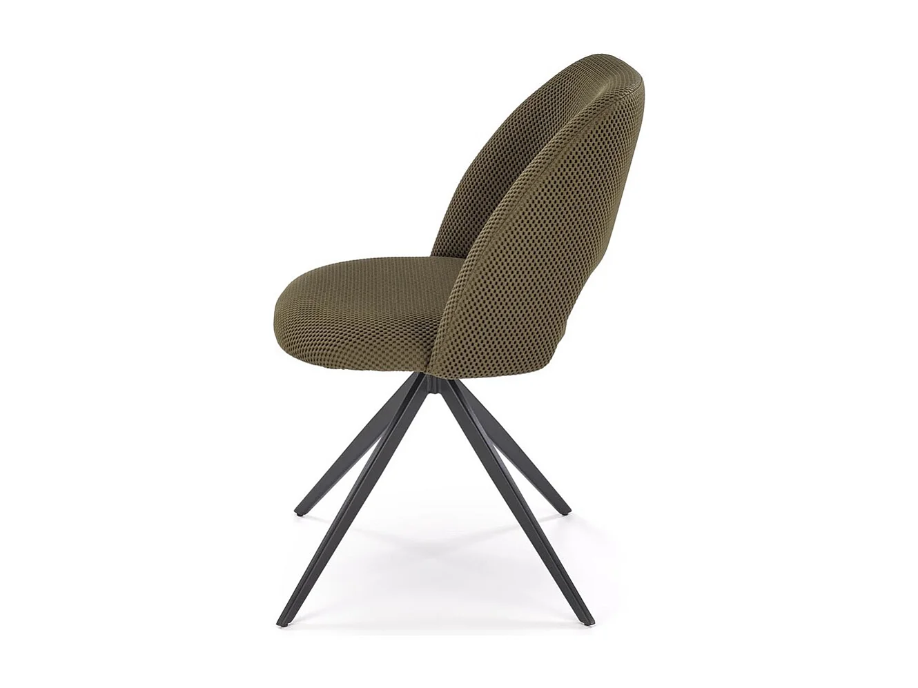 Sedia K546/rivestimento in tessuto/funzione girevole/Verde