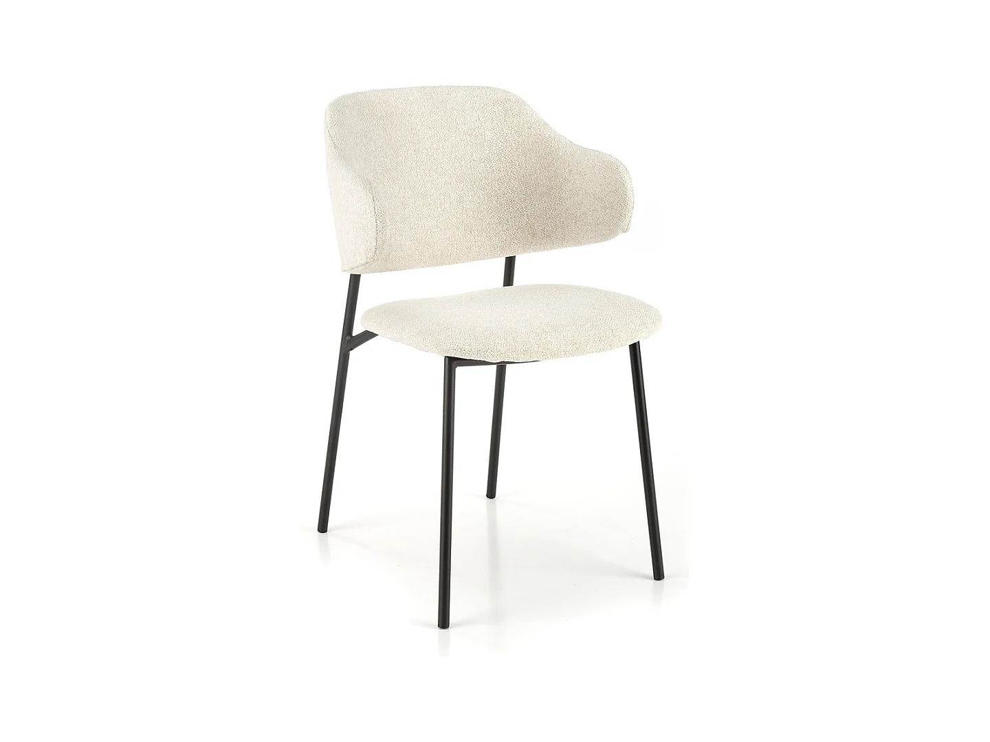 Sedia K497/Rivestimento in tessuto/Beige