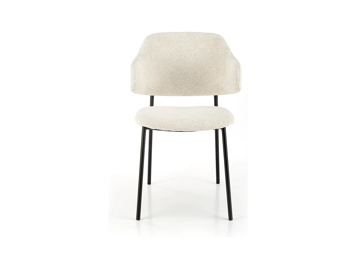 Sedia K497/Rivestimento in tessuto/Beige