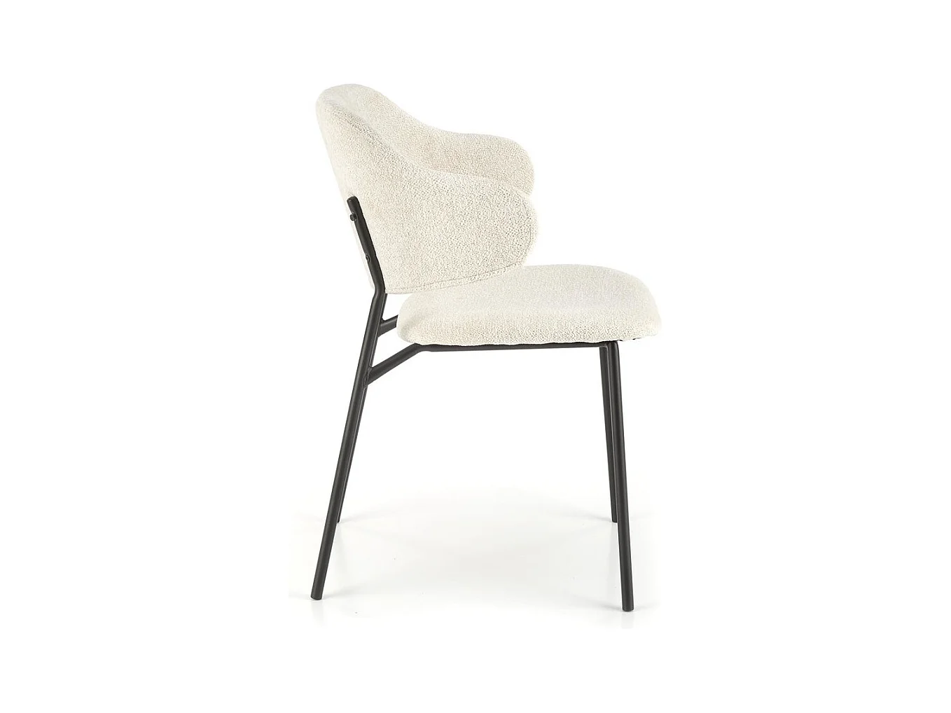 Sedia K497/Rivestimento in tessuto/Beige