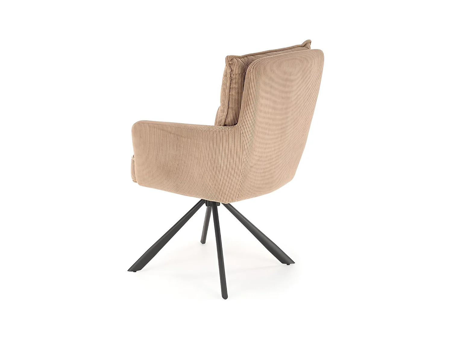 Stuhl K528/Drehfunktion/Stoffbezug/Braun