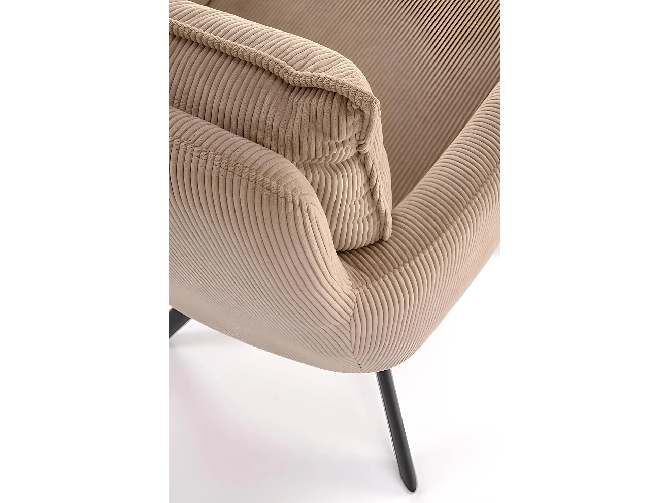 Chaise K528/Fonction pivotante/Revêtement en tissu/Marron