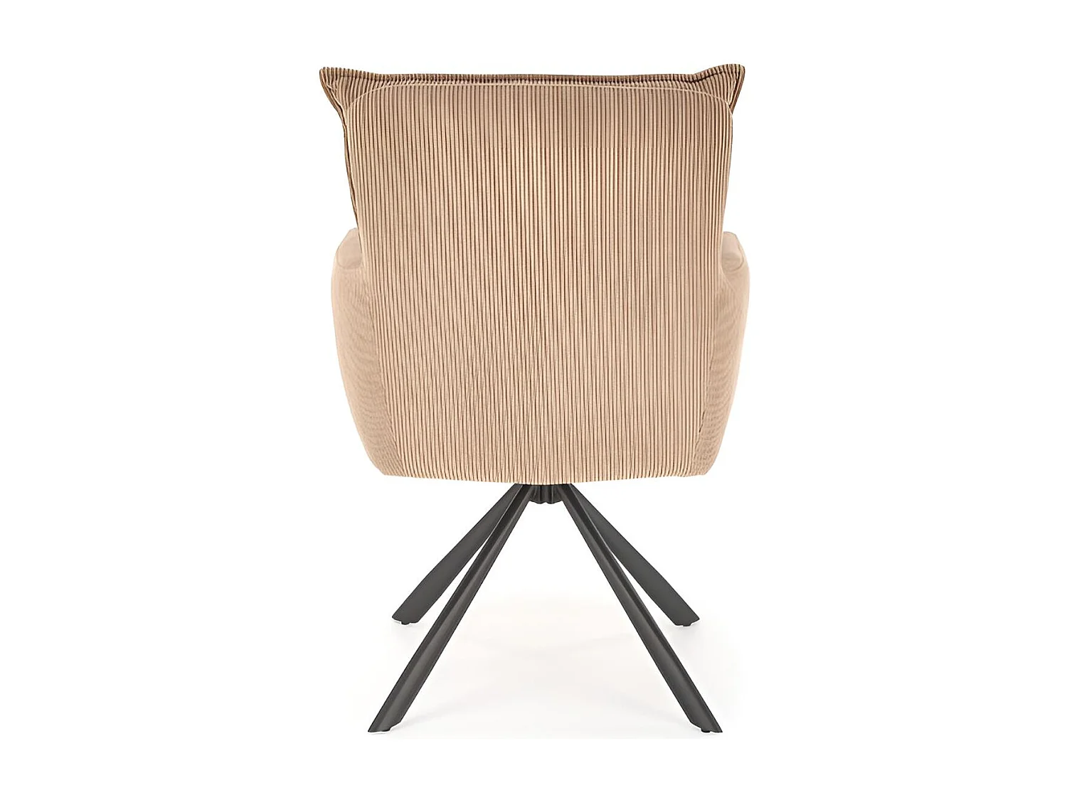 Chaise K528/Fonction pivotante/Revêtement en tissu/Marron