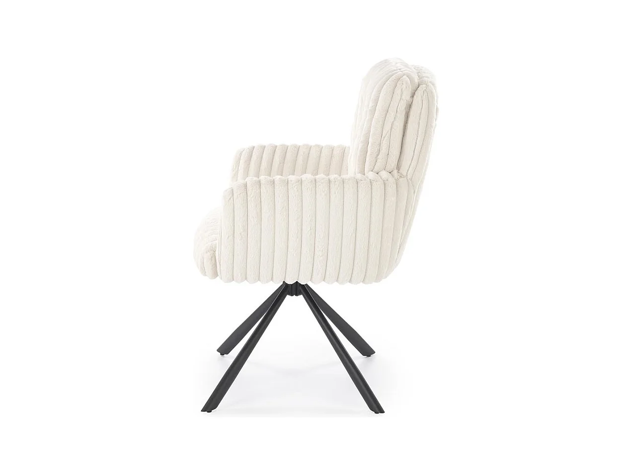 Sedia K572/Rivestimento in tessuto/Funzione girevole/Beige