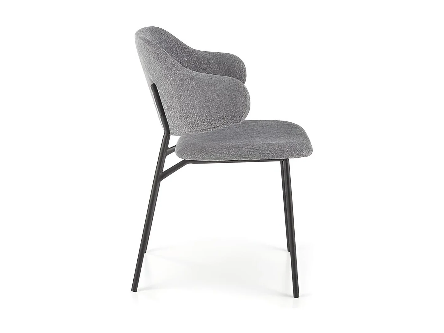 Chaise K497/Housse en tissu/ Gris