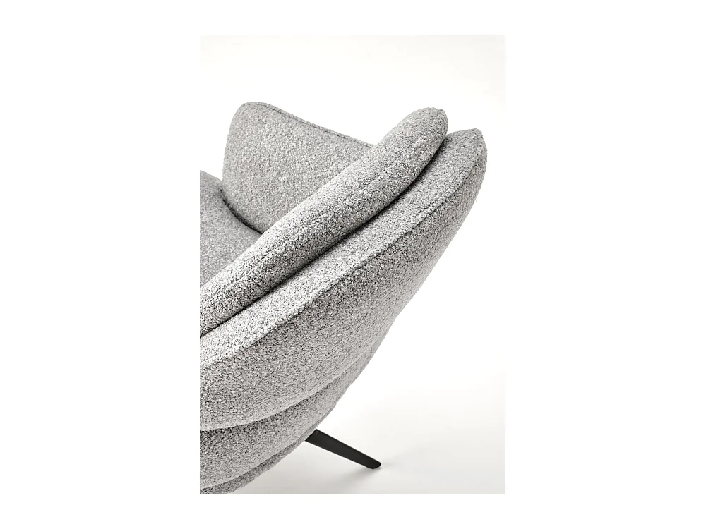 Sedia K570/Rivestimento in tessuto/Funzione girevole/Grigio