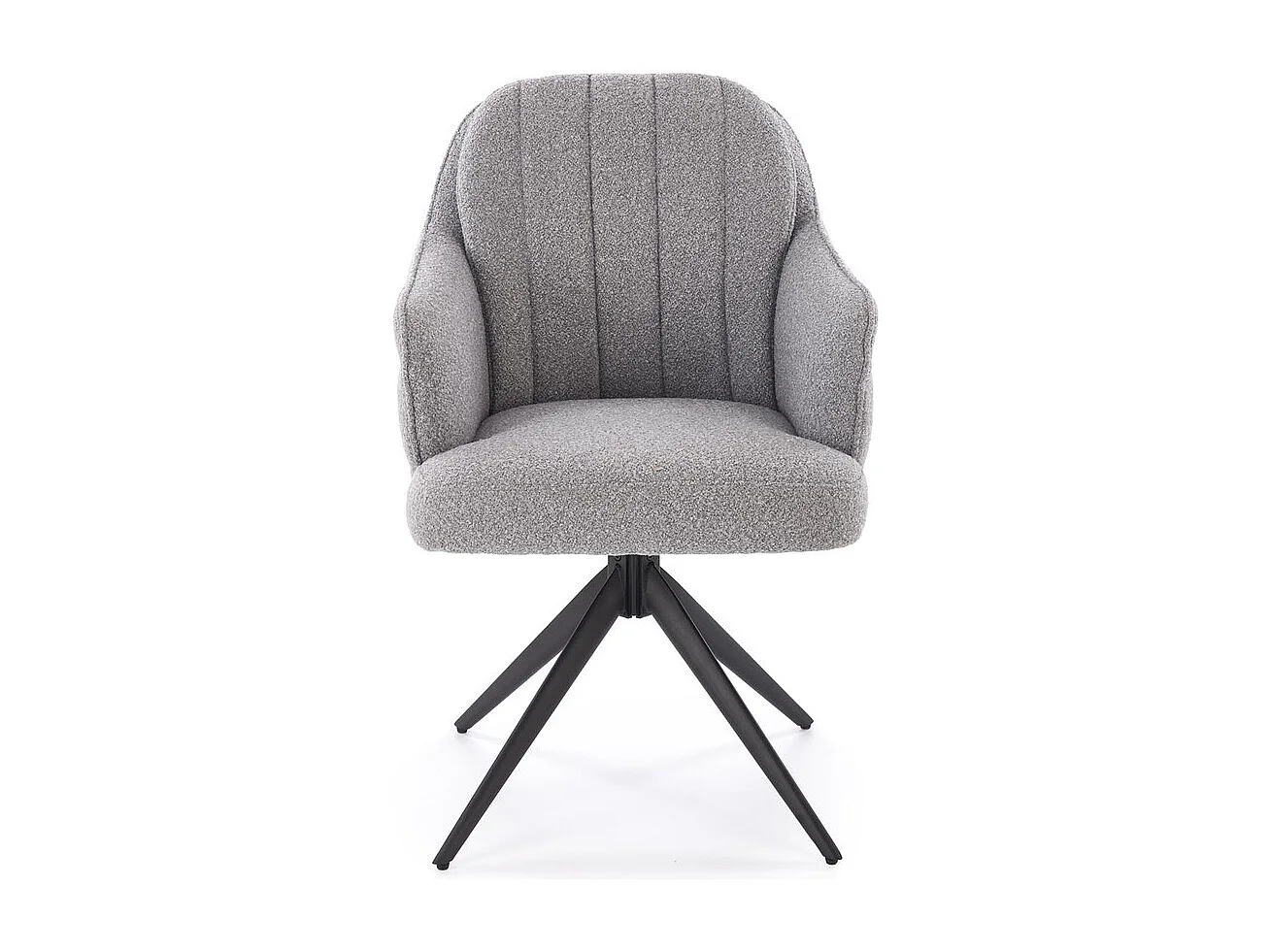 Chaise K570/Revêtement en tissu/Fonction pivotante/Gris