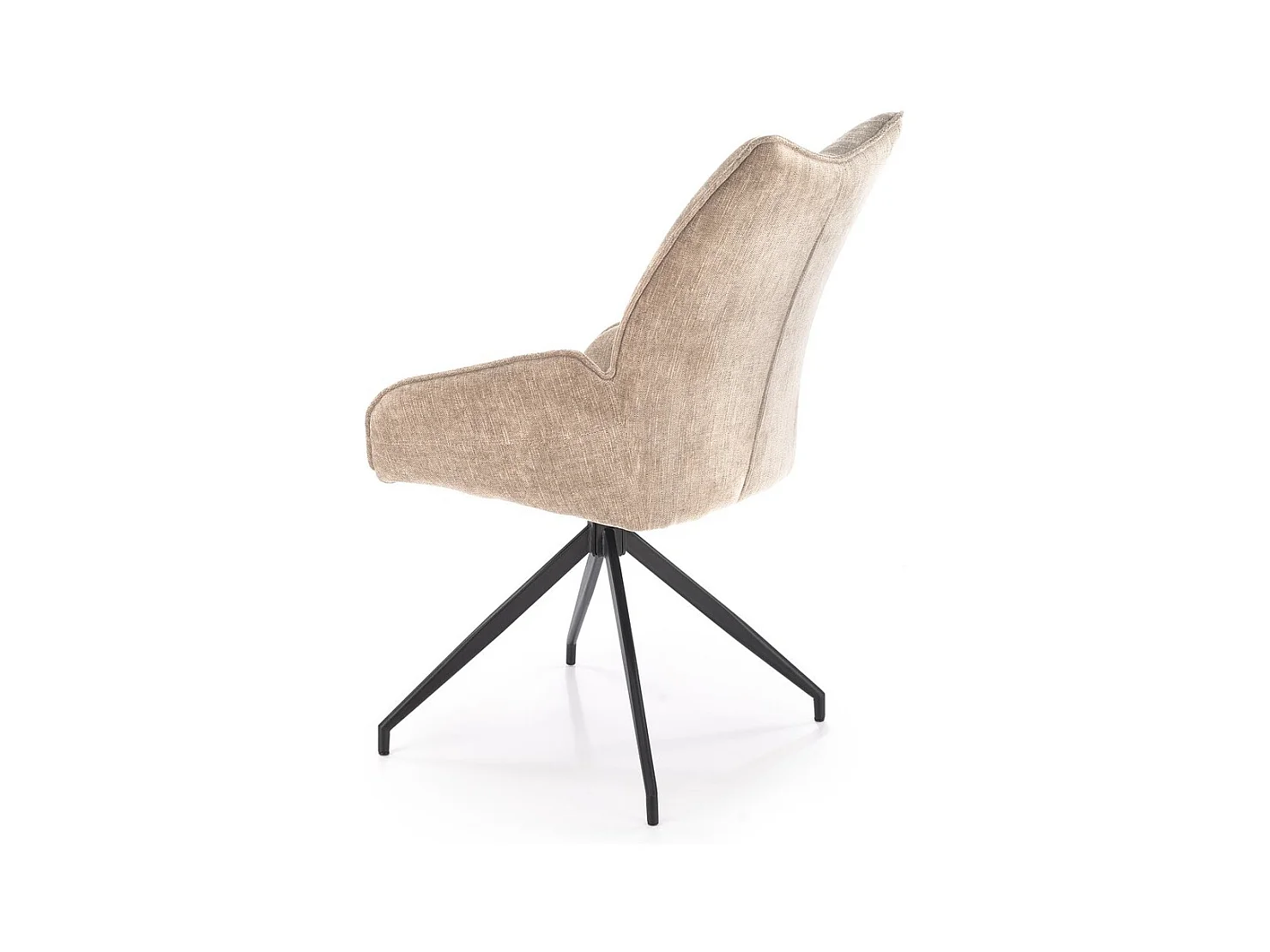 Sedia K553/Rivestimento in tessuto/Funzione girevole/Beige