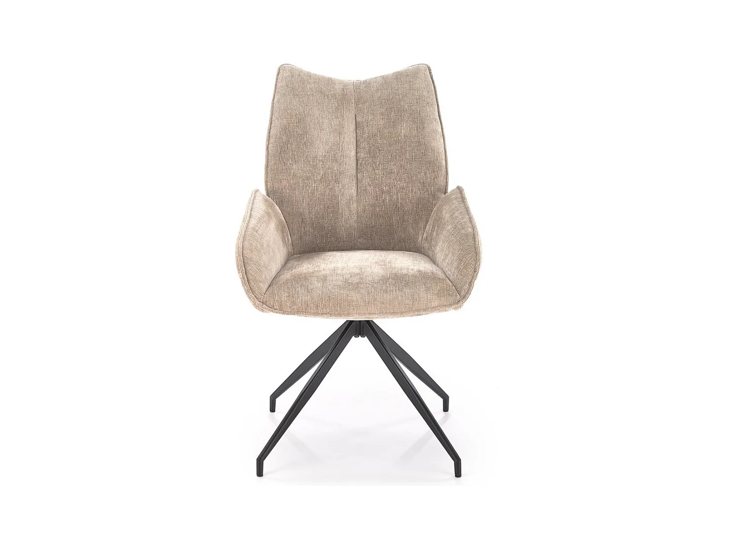 Sedia K553/Rivestimento in tessuto/Funzione girevole/Beige