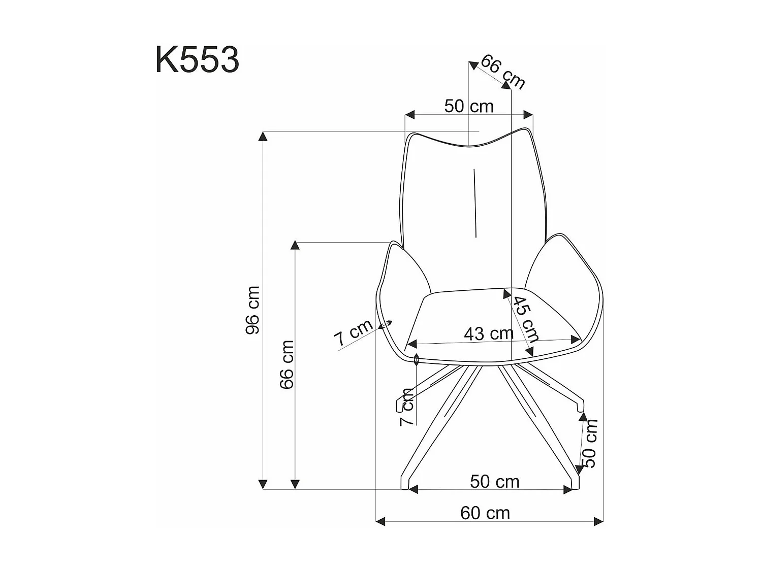 Stuhl K553/Stoffbezug/Drehfunktion/Beige