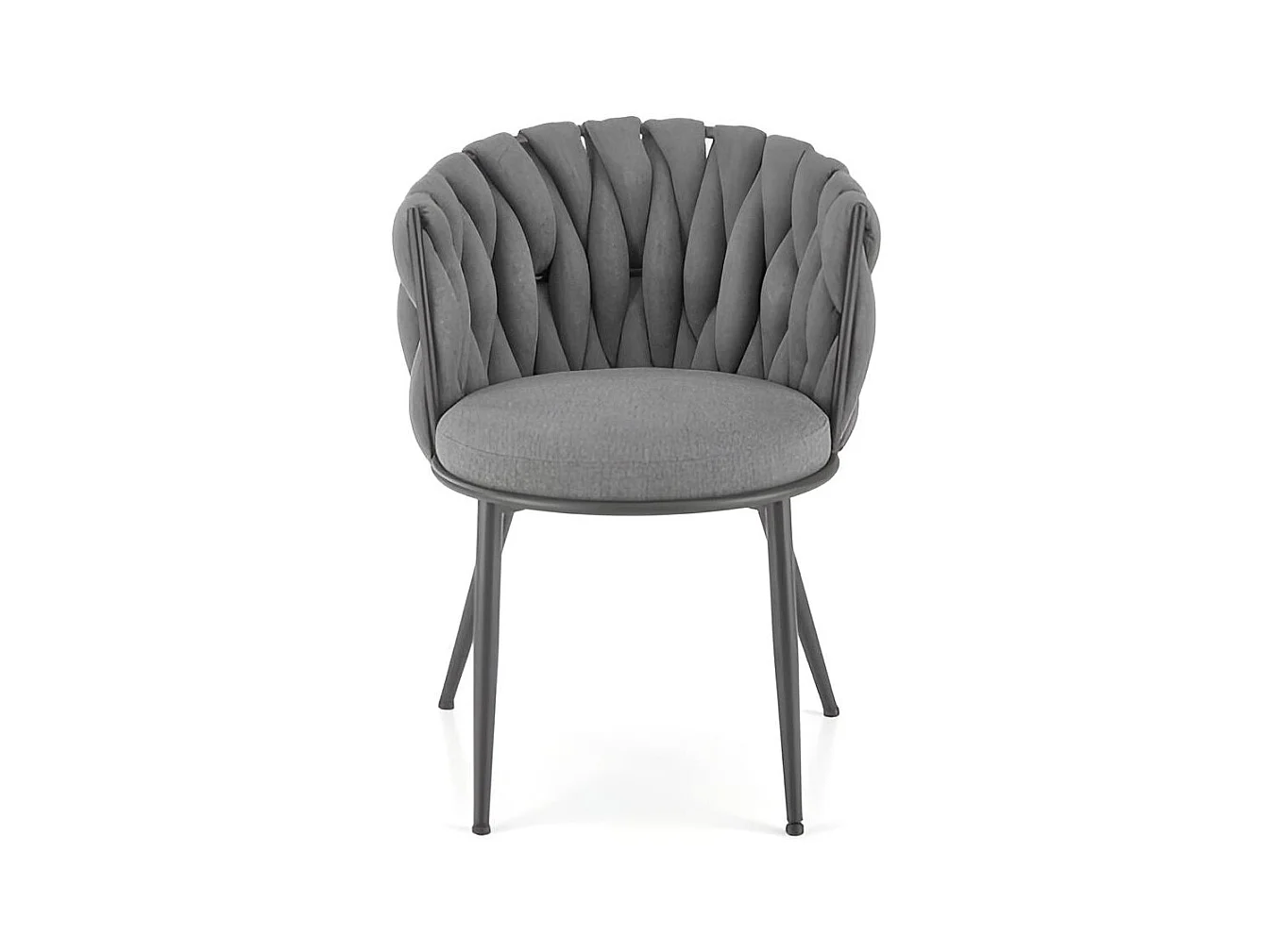 Stuhl K516/Stoff&Metall/Anthrazit