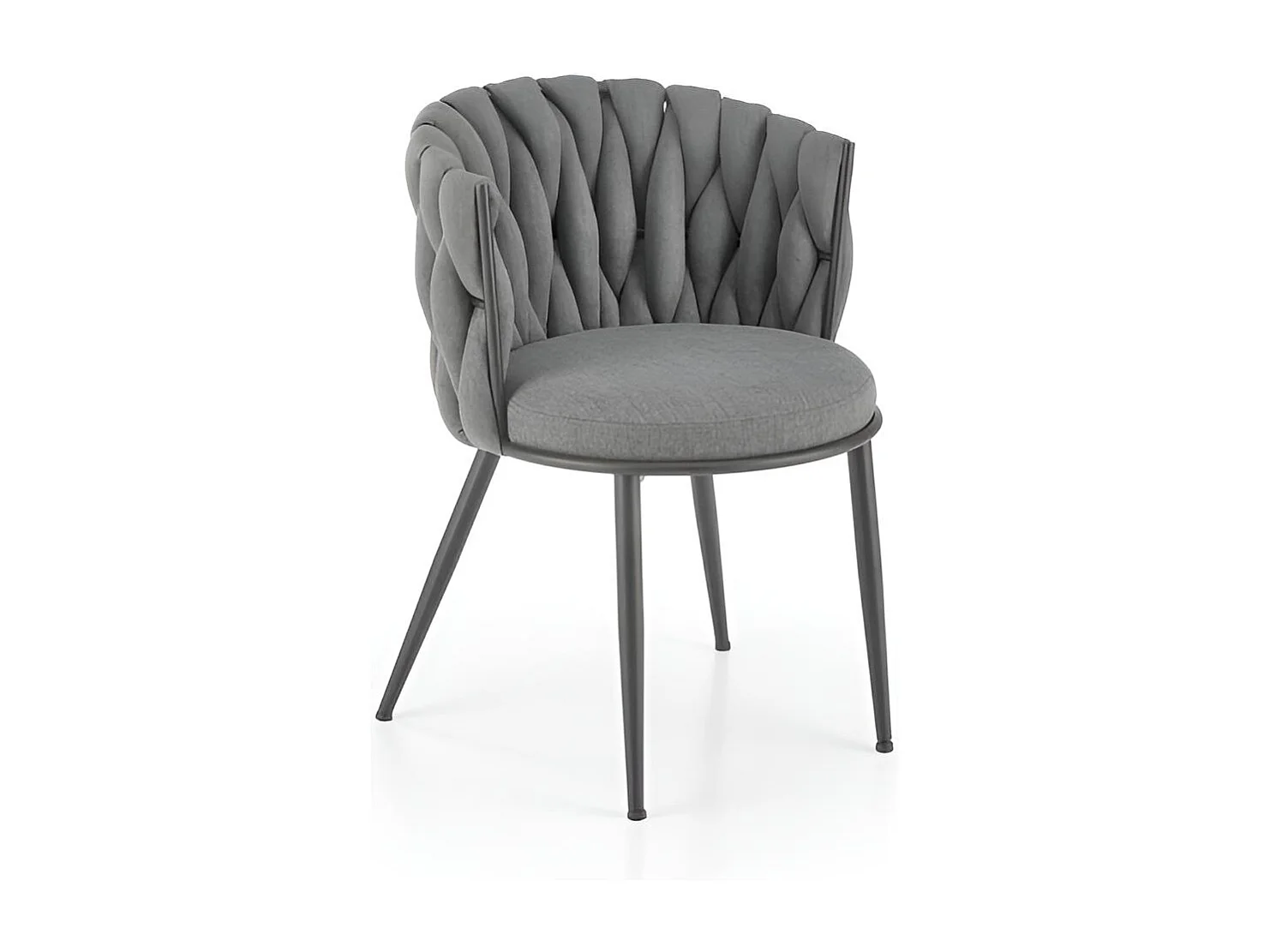 Stuhl K516/Stoff&Metall/Anthrazit