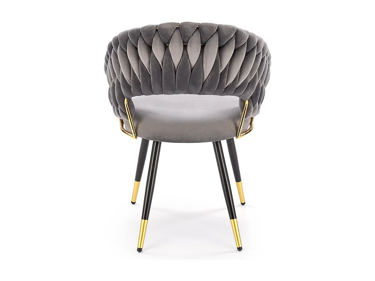 Chaise K551/Revêtement tissu métal/Gris