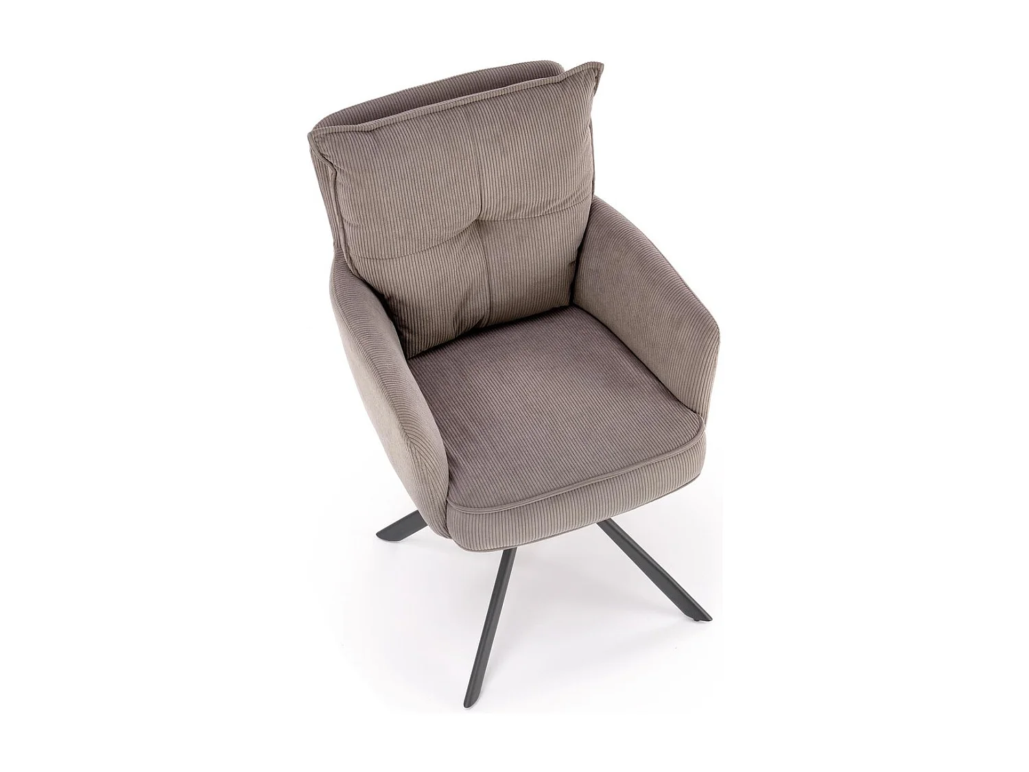 Stuhl K528/Drehfunktion/Stoffbezug/Grau
