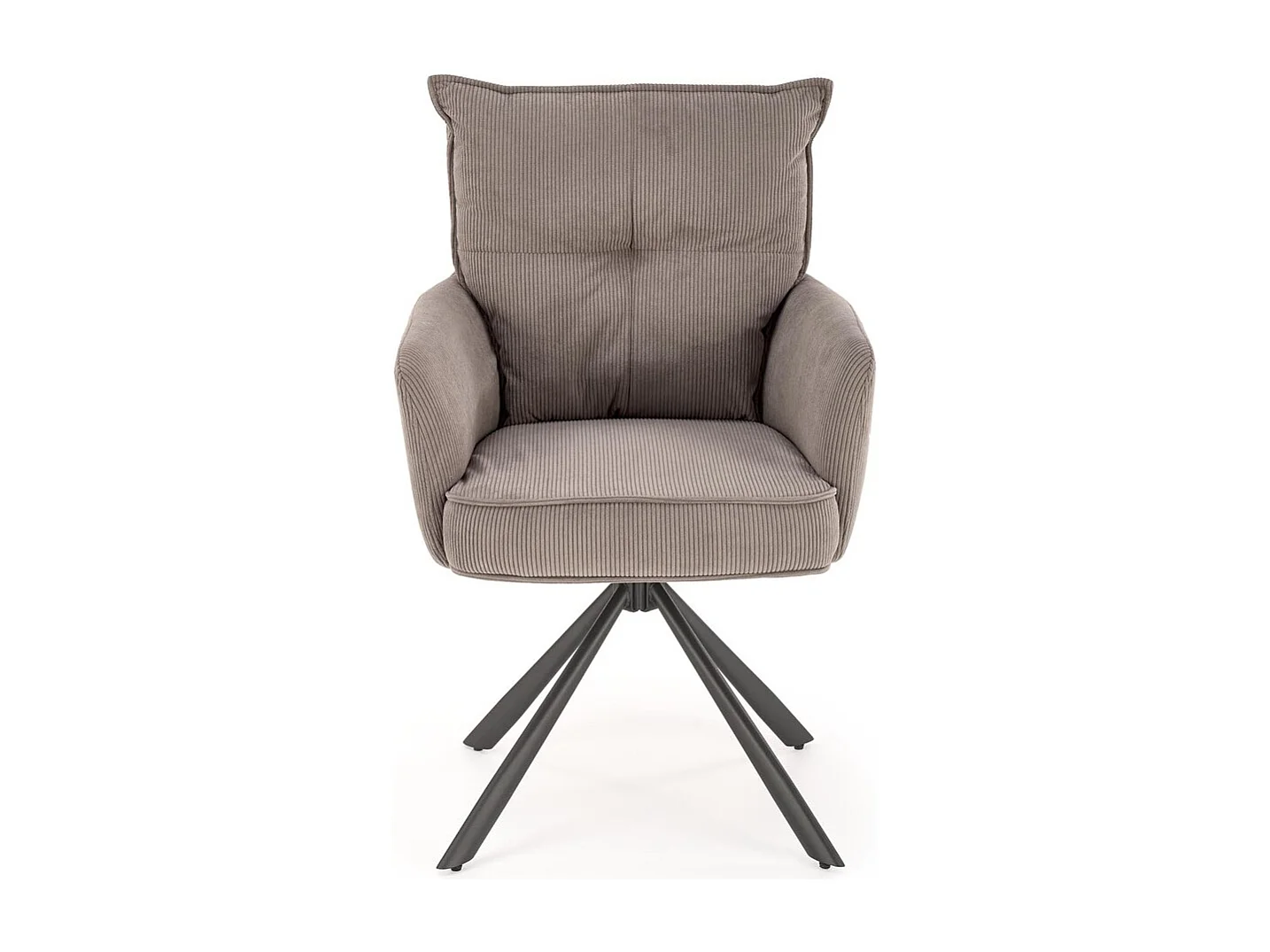 Stuhl K528/Drehfunktion/Stoffbezug/Grau