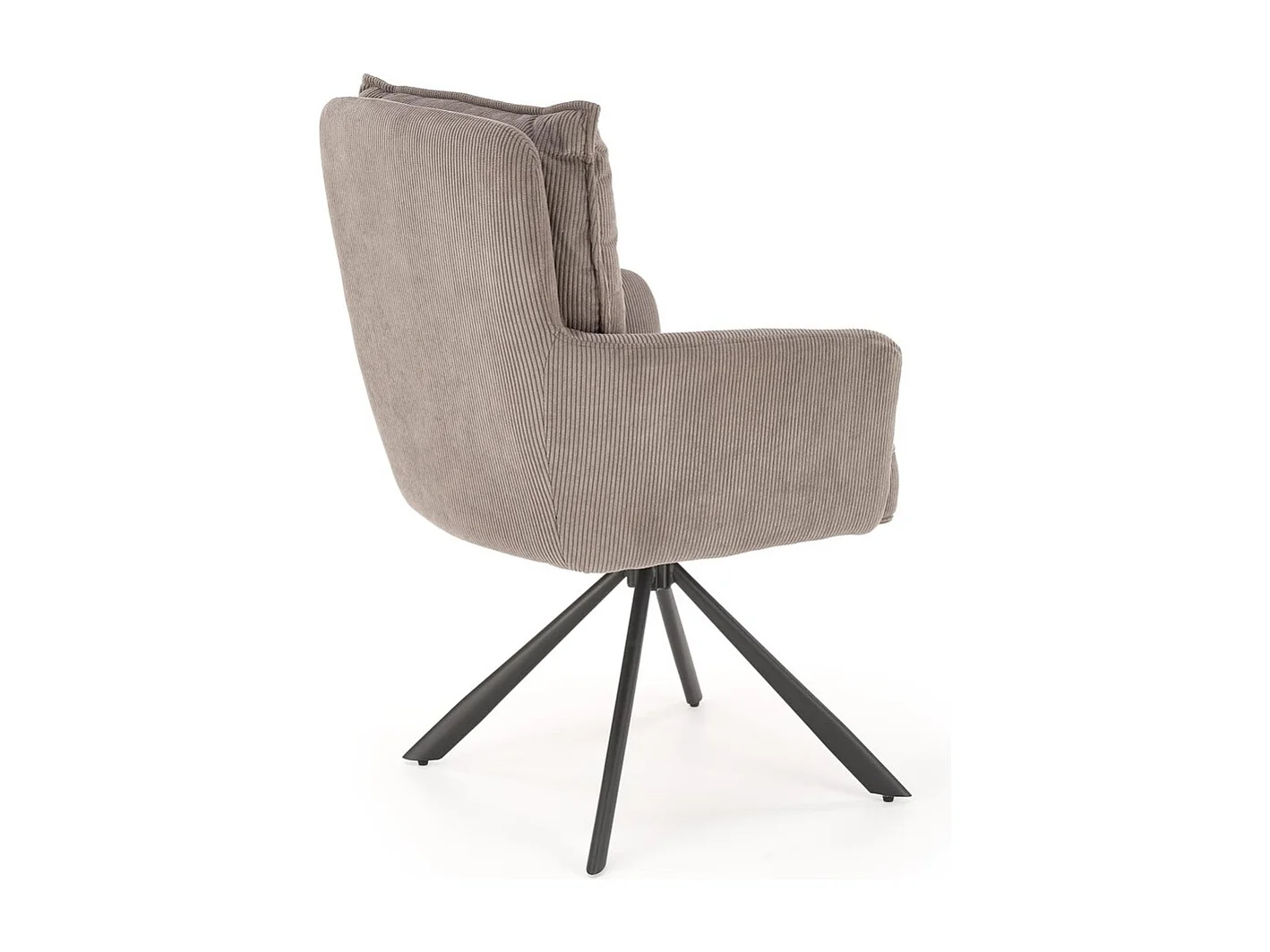 Stuhl K528/Drehfunktion/Stoffbezug/Grau