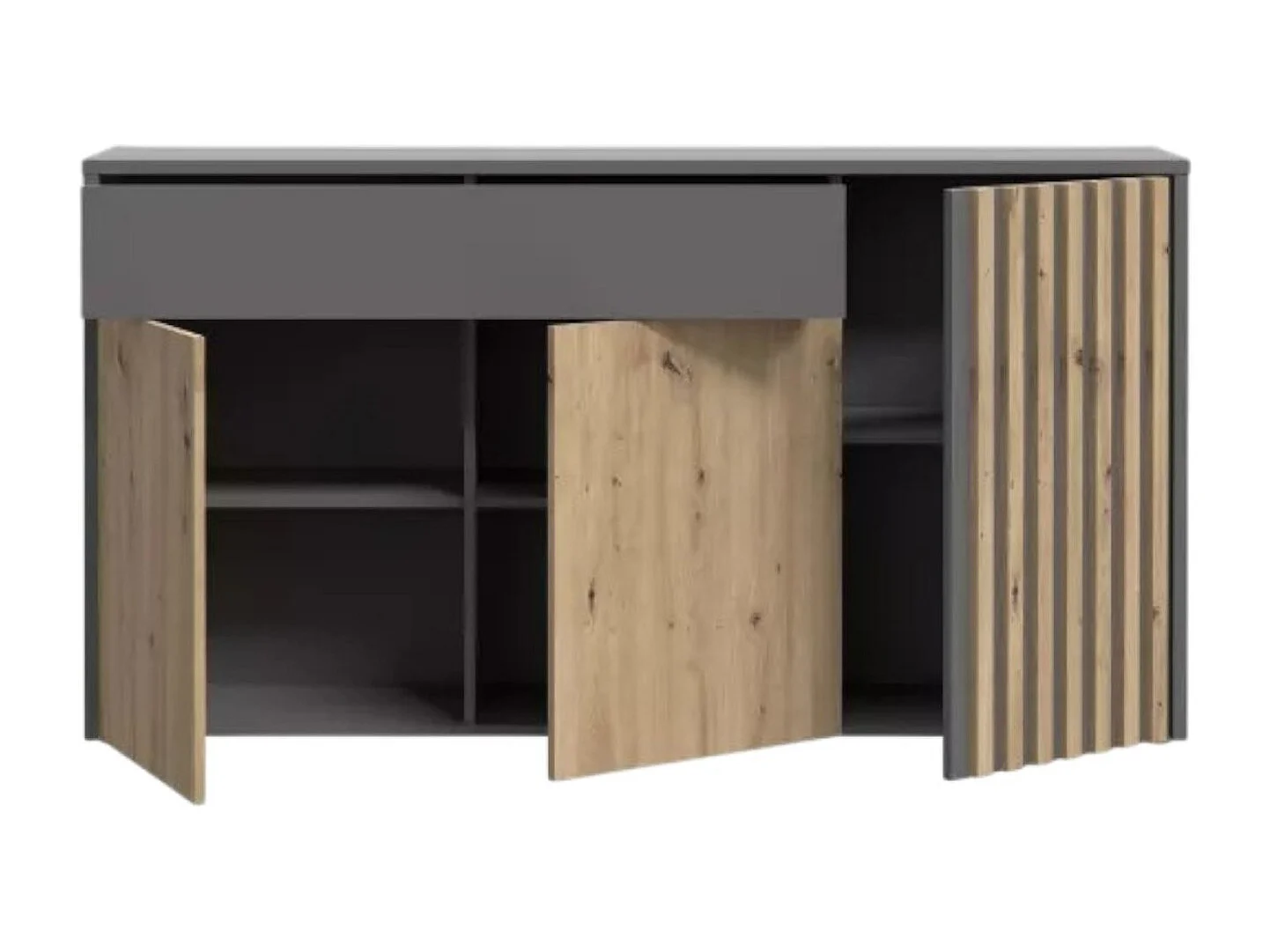 Sideboard Gibarian/Schubladen/braun