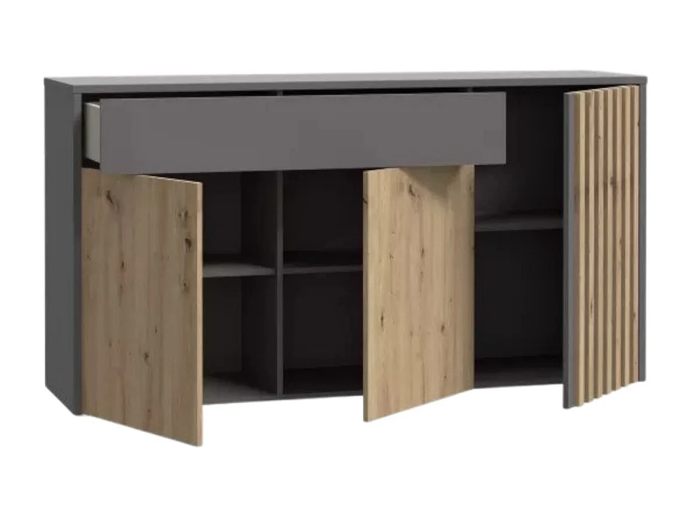 Sideboard Gibarian/Schubladen/braun