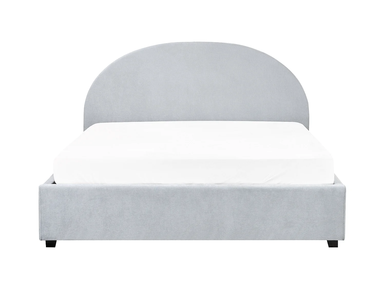 Lit ottoman Tissu VAUCLUSE 160 x 200 cm Bleu clair