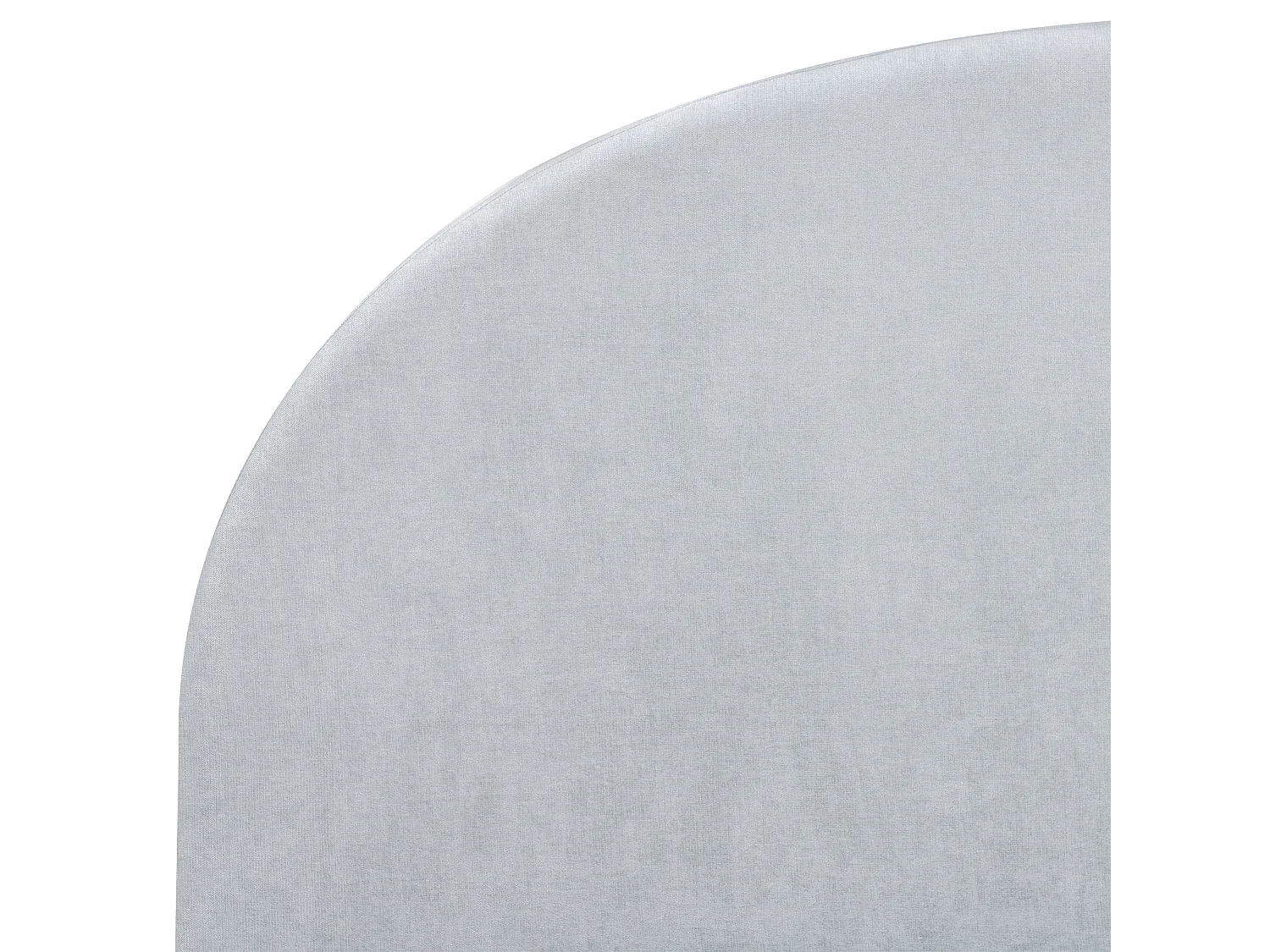 Lit ottoman Tissu chenille VAUCLUSE 160 x 200 cm Bleu clair